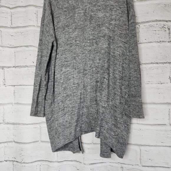Nic+Zoe Womens Gray Open Front Long Sleeve Knit Rayon Blend Cardigan Medium - Picture 7 of 10